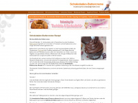 schokoladen-buttercreme.de Webseite Vorschau