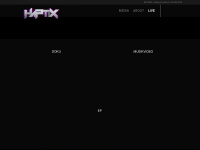 haptix-music.com Webseite Vorschau