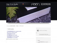 aaron-amplifiers.com Webseite Vorschau