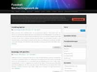 fussball-nachschlagewerk.de Webseite Vorschau