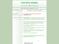 funwitharabic.com Webseite Vorschau