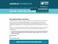 andreas-hofmeister.de Webseite Vorschau