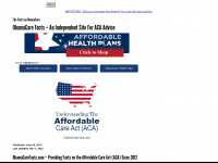 obamacarefacts.com Webseite Vorschau