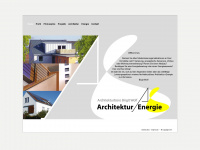 architektur-und-energie.net Webseite Vorschau