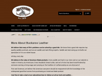 buckarooleather.com Webseite Vorschau