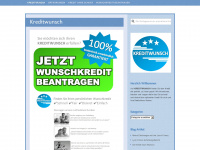 kreditwunsch.wordpress.com Webseite Vorschau