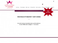 weihnachtsmarkt-der-sinne.ch Webseite Vorschau