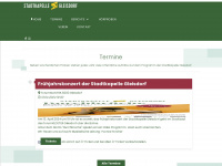 stadtkapelle-gleisdorf.at Webseite Vorschau