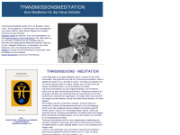 transmissionsmeditation.de Webseite Vorschau