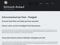 postgold.de Webseite Vorschau