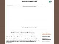 meding-brandschutz.de Webseite Vorschau