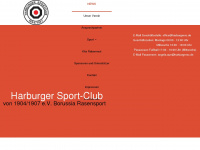 harburger-sport-club.de Webseite Vorschau