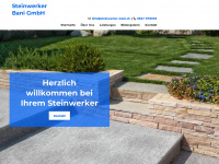 steinwerker-bani.ch Webseite Vorschau