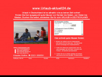 urlaub-aktuell24.de Webseite Vorschau