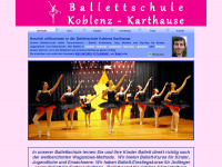 ballettschule-karthause.de Webseite Vorschau