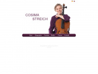 cosimastreich.com Webseite Vorschau