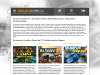 simulations-spiele.net Webseite Vorschau