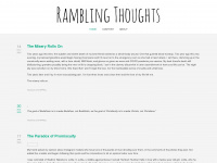 ramblingthoughts.net Webseite Vorschau