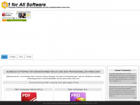 1forallsoftware.ch Webseite Vorschau