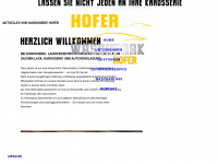 karosserie-hofer.at Webseite Vorschau