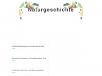 naturgeschichte.eu Webseite Vorschau