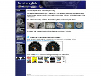 mustangtek.com Webseite Vorschau