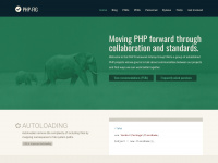 php-fig.org Webseite Vorschau