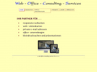 web-office-consulting-services.de Webseite Vorschau