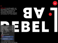 rebellab.com Webseite Vorschau