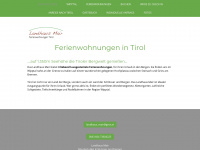 landhausmair.com Webseite Vorschau