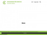 ecsa.de Webseite Vorschau