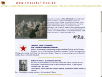 literatur-live.de Webseite Vorschau
