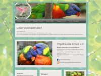 vogelfreunde-achern.de Webseite Vorschau