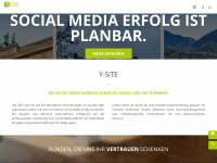 y-site.de Webseite Vorschau