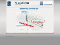 al-bueroservice.eu Webseite Vorschau