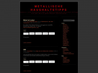 metallischehaushaltstipps.wordpress.com Webseite Vorschau