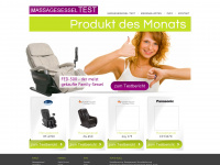 massagesessel-test.de Webseite Vorschau