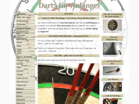 darts-fuer-anfaenger.de Webseite Vorschau