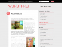wurstfrei.wordpress.com Webseite Vorschau