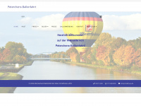 muensterland-ballonfahrten.de Webseite Vorschau