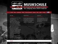 wahwahwest-musikschule.de Webseite Vorschau