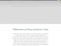 burgundkloster-oybin.com Webseite Vorschau