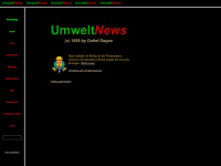umweltnews.de Webseite Vorschau