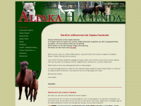 alpaka-hacienda.de Webseite Vorschau