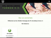 vfl-gevelsberg-turnen.de Webseite Vorschau