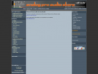 pro-audio-store.biz Webseite Vorschau