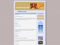 ordinariat.info Webseite Vorschau