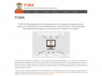 academic-puma.de Webseite Vorschau
