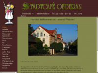 stadtcafe-oederan.de Webseite Vorschau