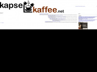 kapsel-kaffee.net Webseite Vorschau